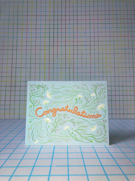 Congratulations Lace Card