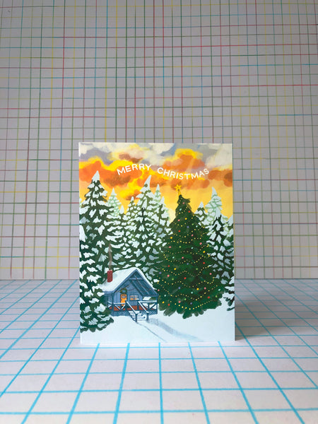 Giant Christmas Tree Card