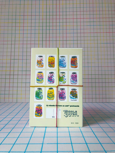 Set of all 13 La Croix Can Postcards