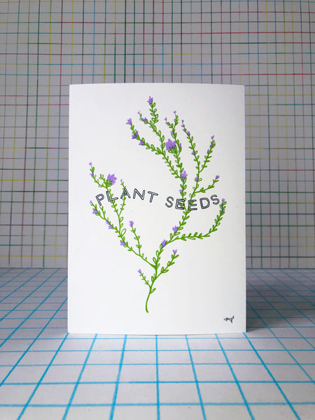 Plant Seeds Vine Print