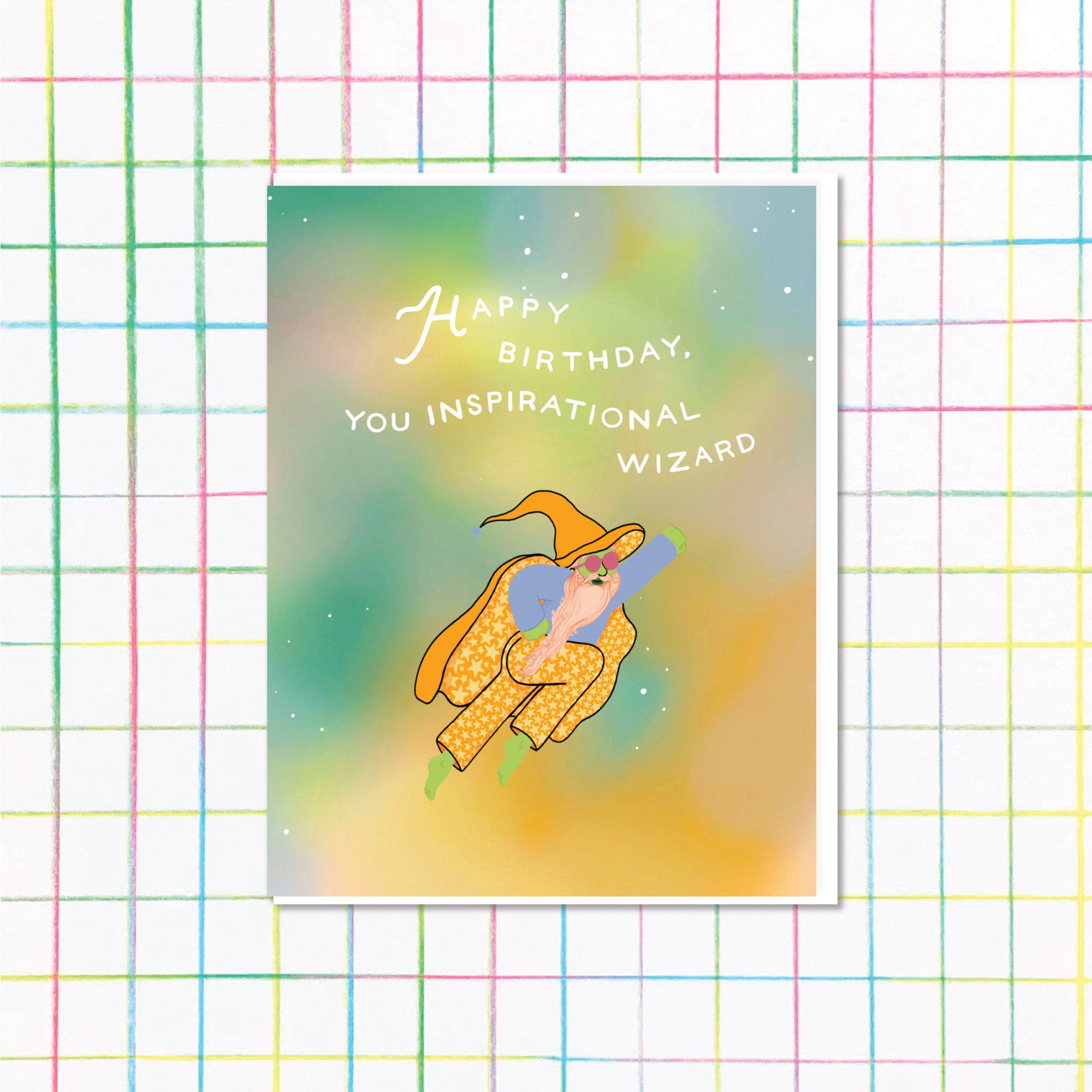 Happy Birthday Inspirational Wizard Card