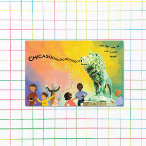Chicago Lion Postcard