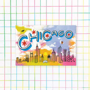 Chicago Skyline Postcard