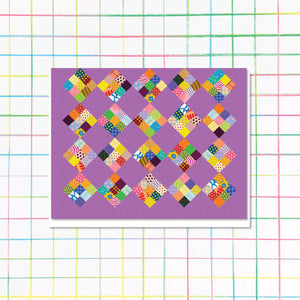 Purple Quilt Card