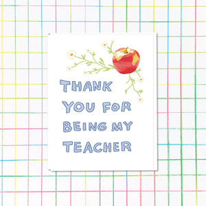 Thank You Teacher Card