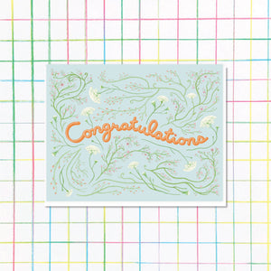 Congratulations Lace Card